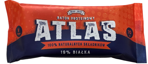 Zmiany Zmiany Baton proteinowy Atlas 70 g