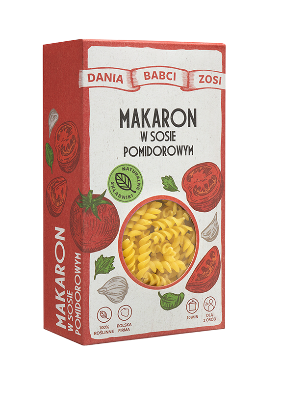 SYS FOOD Makaron w sosie pomidorowym 180 g