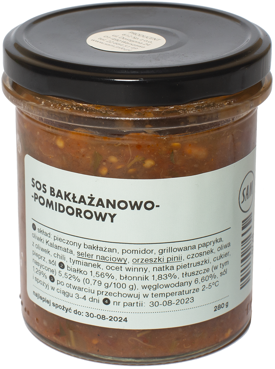 SAM Sos bakłażanowo-pomidorowy 280 g