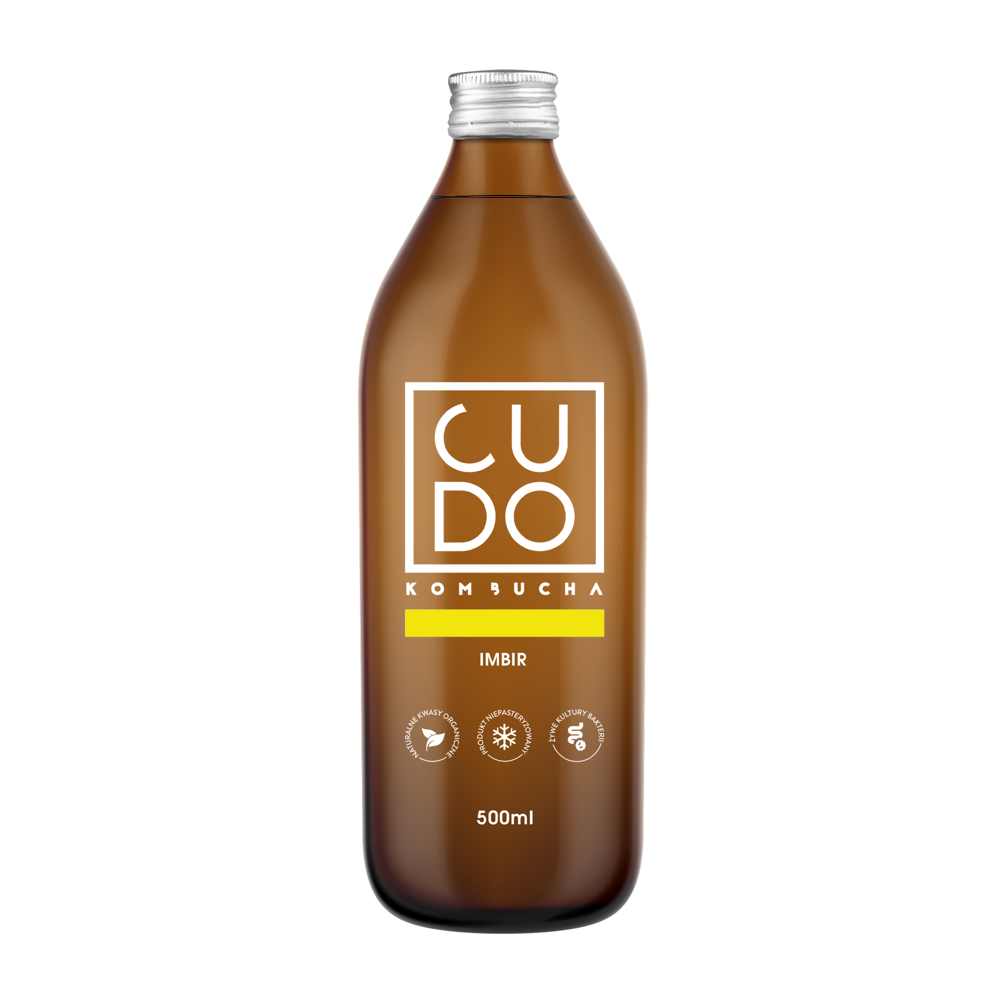 CUDO Kombucha Imbir 500 ml